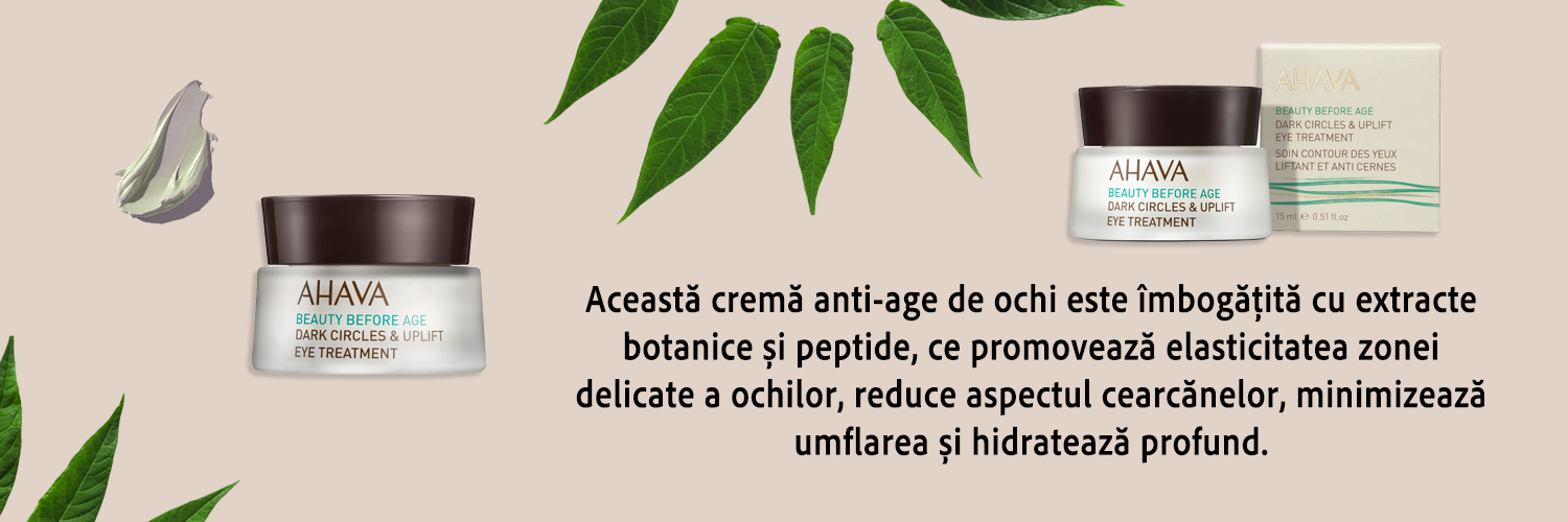 Crema tratament anti-rid si lifting pentru ochi Dark Circles and Uplift Ahava, 15 ml